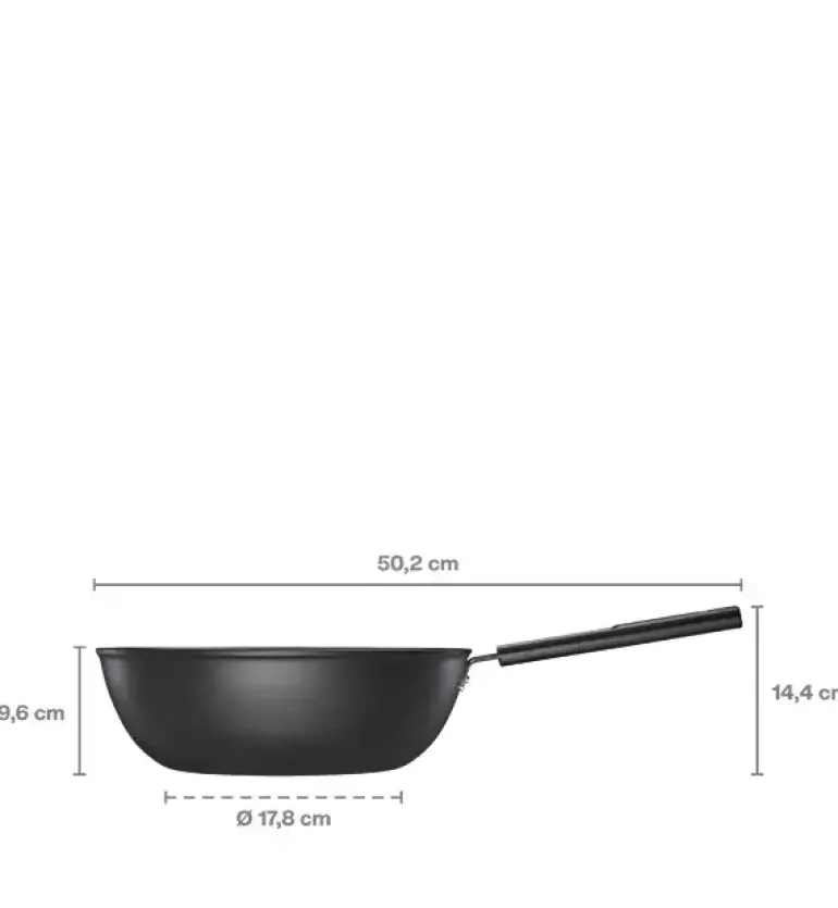 FISKARS HARD FACE 1075523 Wok 28 cm / powłoka Ceratec™ Superior