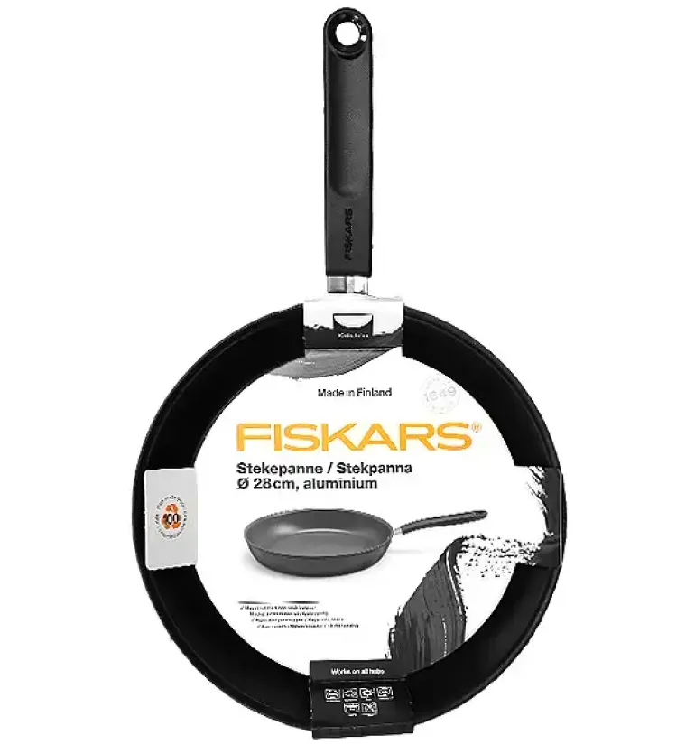 FISKARS KITCH'N 1055650 Patelnia 28 cm + pokrywka TADAR / powłoka nieprzywierająca