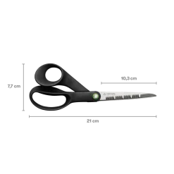 FISKARS OGRÓD 1074544 FUNCTIONAL FORM Nożyce ogrodowe 21 cm / ząbkowane / czarne