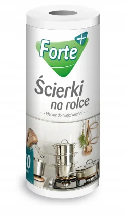 FORTE+ Komplet 10x Ścierki na rolce 40 szt.