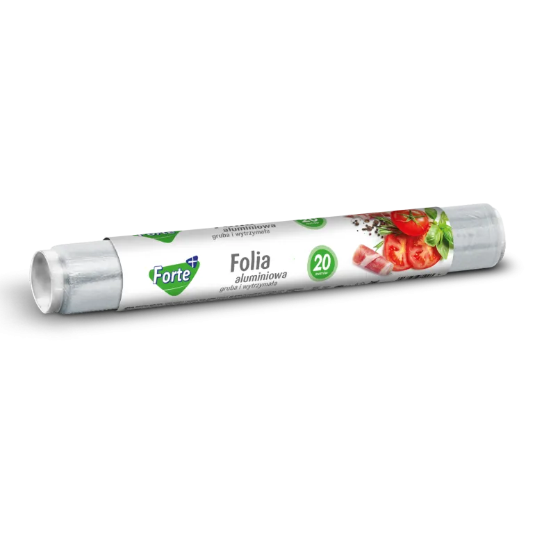 FORTE+ Komplet 10x Folia aluminiowa 20 m / spożywcza / rolka