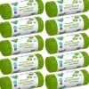 FORTE+ Komplet 10x Worki na śmieci 60 L / 10 szt. / LDPE / z taśmą / moletowane (z przetłoczeniami) / zapach limonka