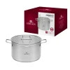 GERLACH AMBIENTE Garnek 10 l z pokrywką 28 cm / stal nierdzewna