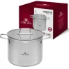 GERLACH AMBIENTE Garnek 7 l z pokrywką 24 cm / stal nierdzewna
