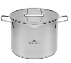 GERLACH AMBIENTE Garnek 7 l z pokrywką 24 cm / stal nierdzewna
