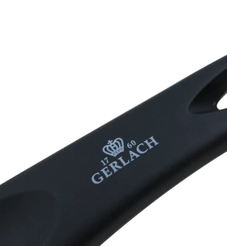 GERLACH AMBIENTE Komplet Garnki z pokrywkami 10 el + Patelnie Initial 20, 24, 28 cm + patelnia naleśnikowa 26 cm / stal nierdzewna / indukcja
