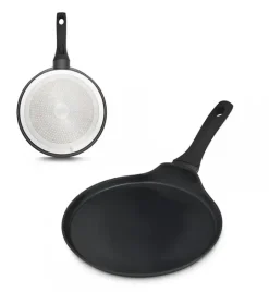 GERLACH AMBIENTE Komplet Garnki z pokrywkami 10 el + Patelnia naleśnikowa 26 cm +Granitex Patelnia 20, 24, 28 cm