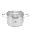 GERLACH AMBIENTE Komplet Garnki z pokrywkami 10 el + Patelnie Harmony Classic 20, 28 cm z pokrywkami / stal nierdzewna / indukcja