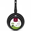GERLACH AMBIENTE PLUS Komplet Garnki z pokrywkami 10 el + Patelnie Initial 20, 24, 28 cm + Patelnia naleśnikowa 26 cm / stal nierdzewna / indukcja