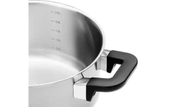 GERLACH AMBIENTE PLUS Komplet Garnki z pokrywkami 10 el - stal nierdzewna 18/10 + Patelnia Gerlach Ambiente ThermoCoat 20, 24, 28 cm + Patelnia naleśnikowa 26 cm