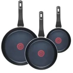 GERLACH AMBIENTE PLUS Komplet Garnki z pokrywkami 10 el - stal nierdzewna 18/10 + Patelnia Gerlach Ambiente ThermoCoat 20, 24, 28 cm + Patelnia naleśnikowa 26 cm