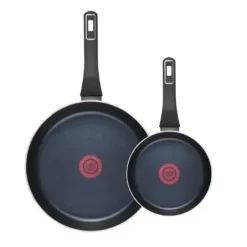 GERLACH AMBIENTE PLUS Komplet Garnki z pokrywkami 10 el - stal nierdzewna 18/10 + Patelnia Gerlach Ambiente ThermoCoat 20, 28 cm