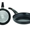 GERLACH AMBIENTE PLUS Komplet Garnki z pokrywkami 10 el + Patelnie Initial 20, 24, 28 cm + Patelnia naleśnikowa 26 cm + Brytfanna Granitex / stal nierdzewna / indukcja