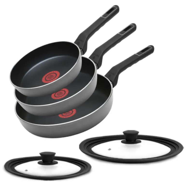 GERLACH AMBIENTE ThermoCoat KOMPLET PATELNIA 20, 24, 28 cm + pokrywki 3w1