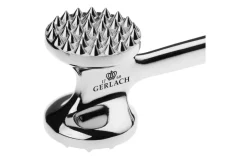 GERLACH AMBIENTE Tłuczek do mięsa 24 cm | cynk | 2 rodzaje ząbków