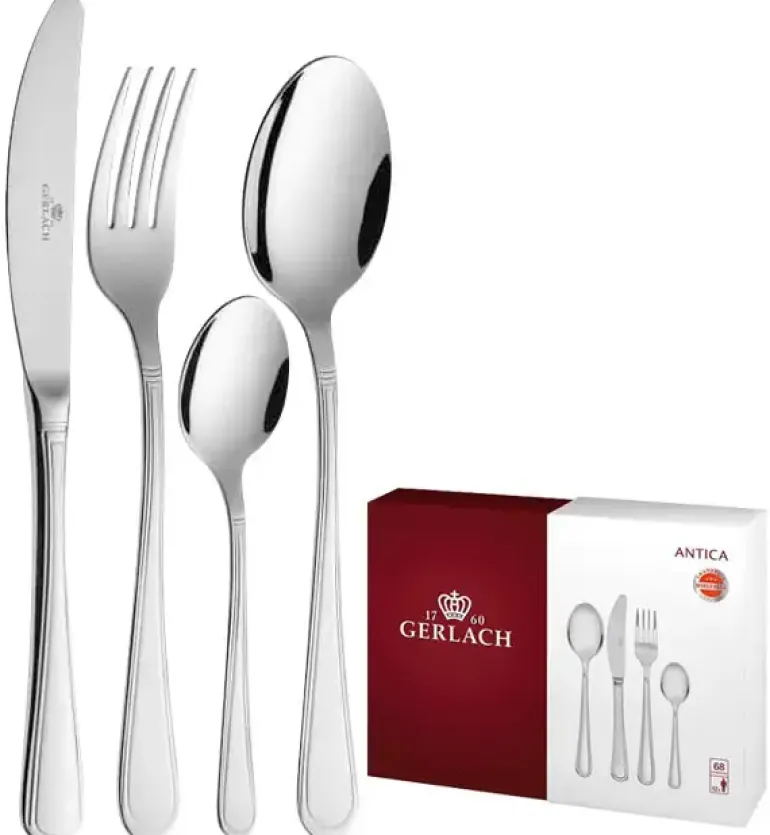 Gerlach Antica Sztućce Komplet 68 el pudełko / 12 osób / połysk