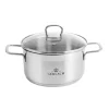 GERLACH BRAVA GARNEK 2,5 L Z POKRYWKĄ 20 cm / stal nierdzewna