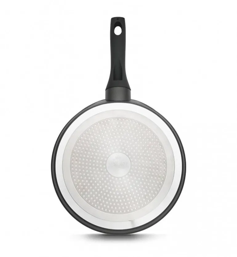 GERLACH BRAVA Komplet Garnki z pokrywkami 8 el + patelnie Gerlach Initial 20, 24, 28 cm + patelnia naleśnikowa 26 cm