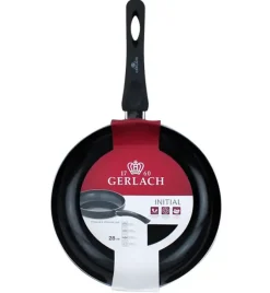 GERLACH BRAVA Komplet Garnki z pokrywkami 8 el + patelnie Gerlach Initial 24, 28 cm + pokrywki