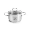 GERLACH BRAVA Komplet Garnki z pokrywkami 8 el + patelnie Gerlach Harmony Classic 20, 24, 28 cm