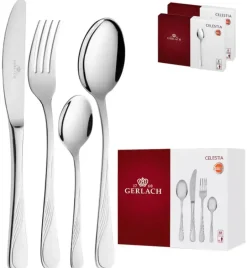 GERLACH CELESTIA 04A Komplet 80 elementów w pudełku dla 12 osób / połysk