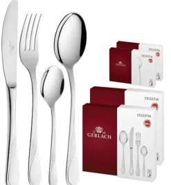 GERLACH CELESTIA 04A Komplet 60 elementów w pudełku dla 12 osób / połysk