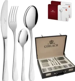 GERLACH CELESTIA 04A Komplet 80 elementów w walizce dla 12 osób / połysk