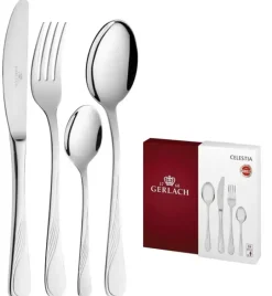 Gerlach Celestia Sztućce Komplet 24 el pudełko / 6 osób / połysk