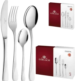 Gerlach Celestia Sztućce Komplet 92 el pudełko (68P+24P) / 18 os / połysk