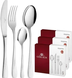 Gerlach Celestia Sztućce Komplet 72 el pudełko / 18 osób / połysk