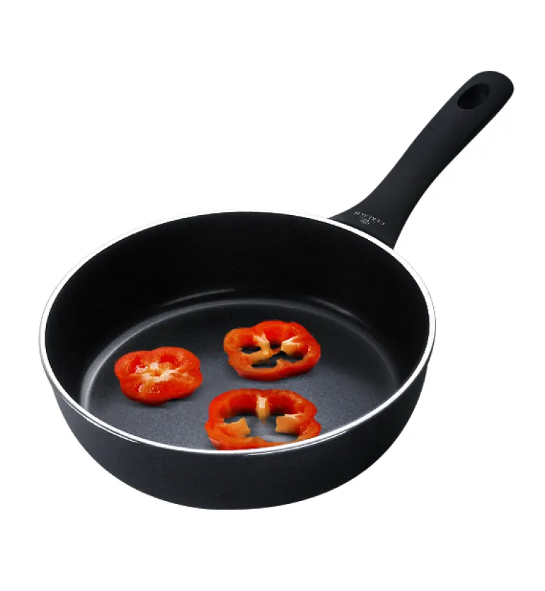 GERLACH CONTRAST PROCOAT Patelnia głęboka 28 cm z powłoką ceramiczną XERA DUR non-stick + pokrywka silikonowa