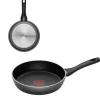 GERLACH CONTRAST THERMOCOAT Patelnia 24 cm + pokrywka silikonowa | wskaźnik temperatury | szwajcarska powłoka ILAG ULTIMATE | indukcja
