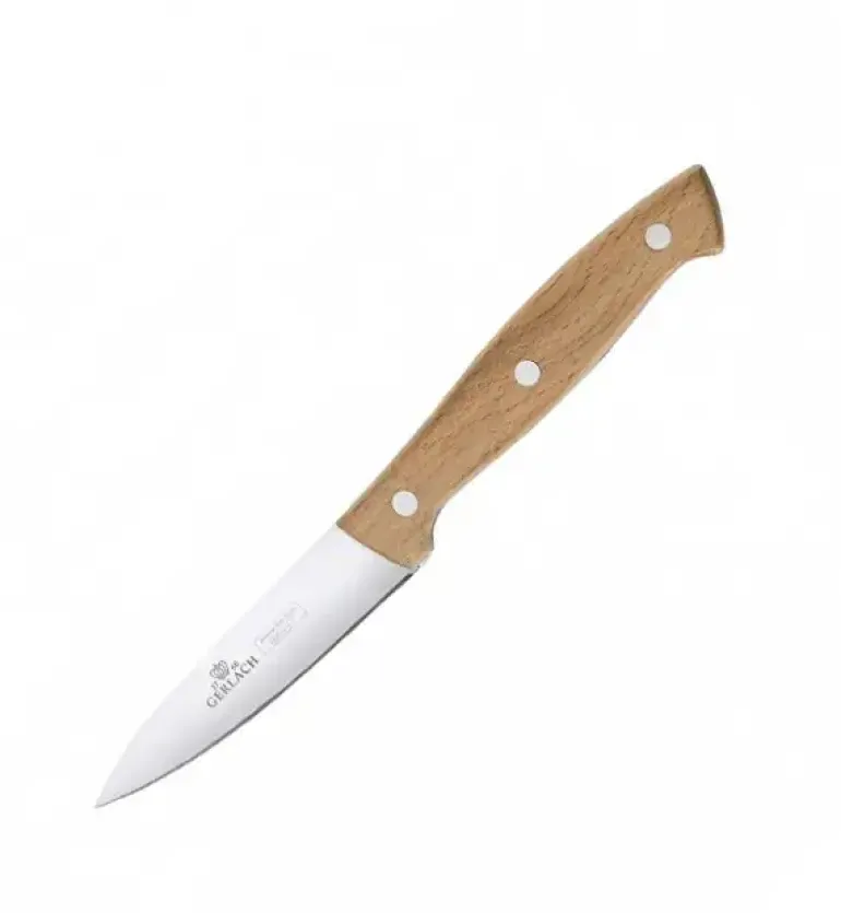 GERLACH COUNTRY 959A Komplet 5 noży w bloku + ostrzałka 3w1 uni czerwona