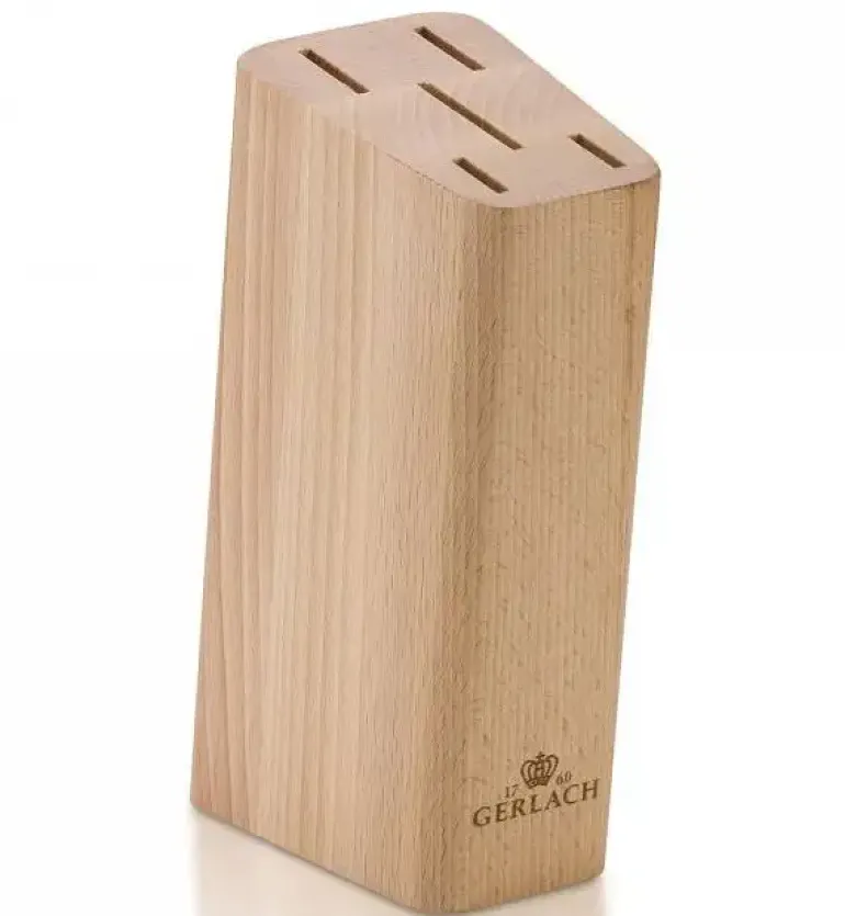 GERLACH COUNTRY Komplet 5 noży w bloku+ ostrzałka 3w1