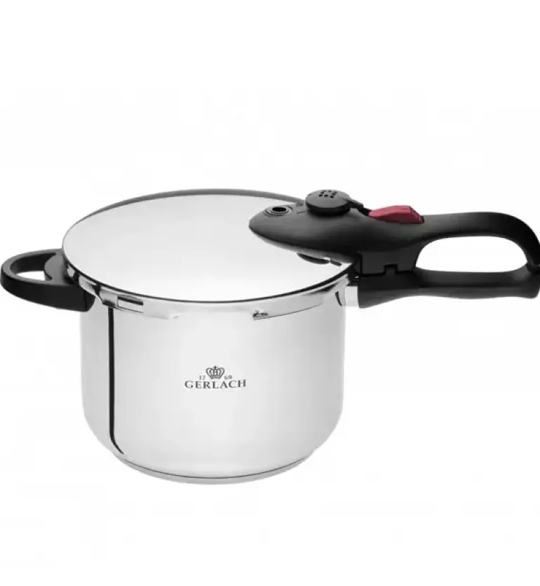 GERLACH FIRST Szybkowar 6 l z rączką Ø 22 cm / stal nierdzewna