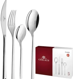 Gerlach Flames Sztućce Komplet 68 el pudełko / 12 osób / połysk