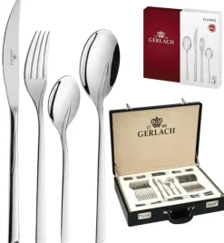 Gerlach Flames Sztućce Komplet 92 el (68W+24P) / 18 osób / połysk