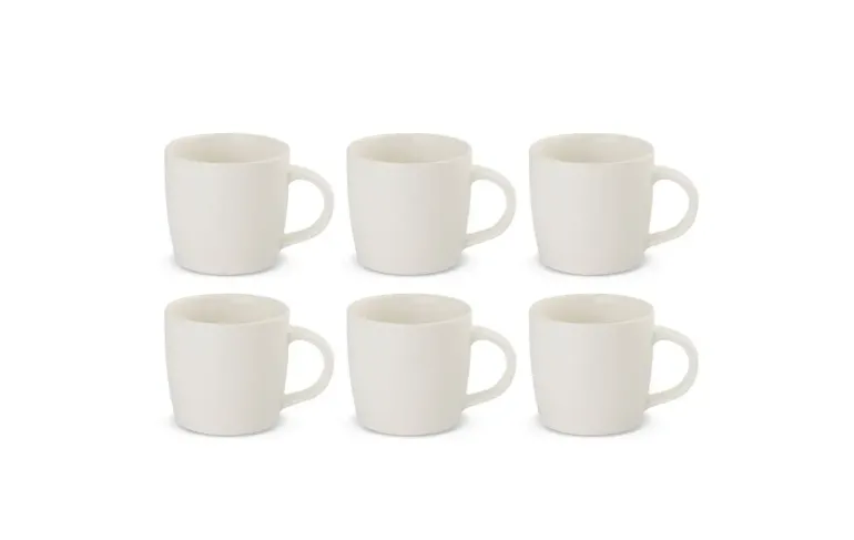 GERLACH FLOW Komplet kubków 350 ml 6 os 6 el / porcelana