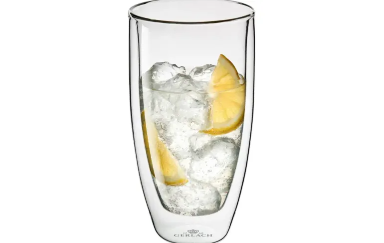 GERLACH FLOW Zestaw szklanek termicznych 350 ml 2 szt. / szkło borokrzemowe