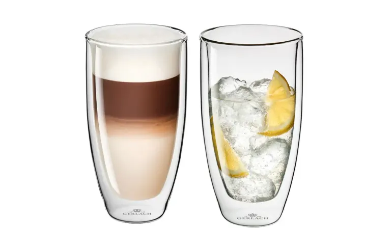 GERLACH FLOW Zestaw szklanek termicznych 350 ml 2 szt. / szkło borokrzemowe