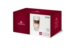 GERLACH FLOW Zestaw szklanek termicznych 350 ml 6 szt. / szkło borokrzemowe