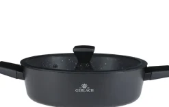 GERLACH GRANITEX Garnek 4,4 L z pokrywką 28 cm powłoka ILAG XERA DUR 2 / indukcja