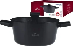 GERLACH GRANITEX Garnek 4,4 L z pokrywką 24 cm powłoka ILAG XERA DUR 2 / indukcja