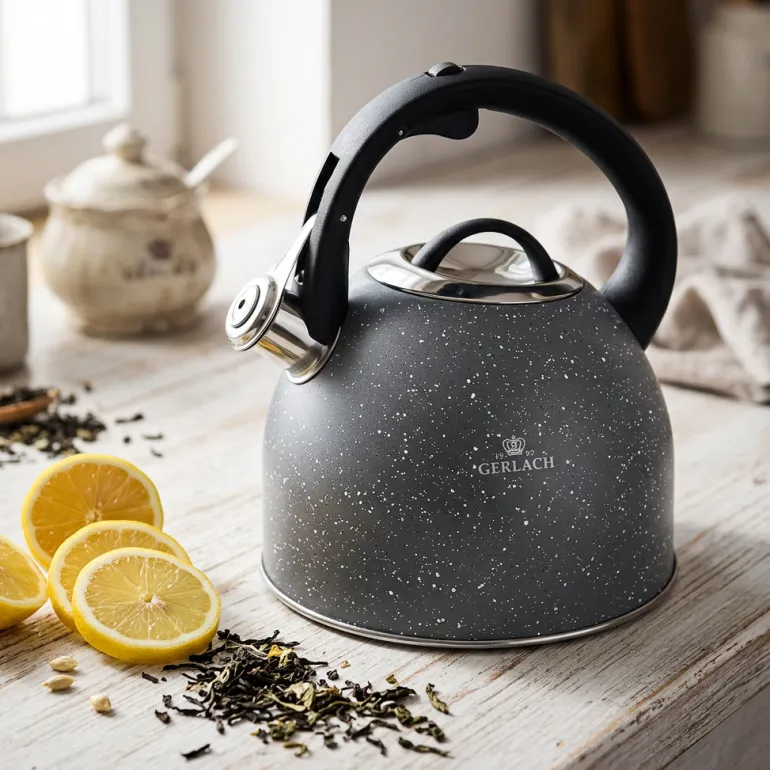 GERLACH GRANITEX GREY Czajnik 2,8 L ze stali nierdzewnej / indukcja