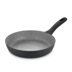GERLACH GRANITEX GREY Patelnia z powłoką ceramiczną ILAG Xera Dur 2® 24 cm + pokrywka PSU / aluminium