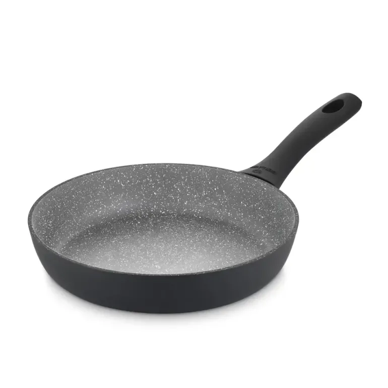 GERLACH GRANITEX GREY Patelnia z powłoką ceramiczną ILAG Xera Dur 2® 24 cm + pokrywka PSU / aluminium