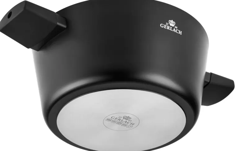 GERLACH GRANITEX Komplet garnki 24, 28 cm powłoka ILAG XERA DUR 2 / indukcja