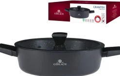 GERLACH GRANITEX Komplet garnki 24, 28 cm powłoka ILAG XERA DUR 2 / indukcja