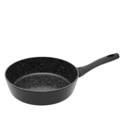 GERLACH GRANITEX Patelnia głęboka z powłoką ceramiczną ILAG Xera Dur 2® 28 cm + pokrywka / aluminium