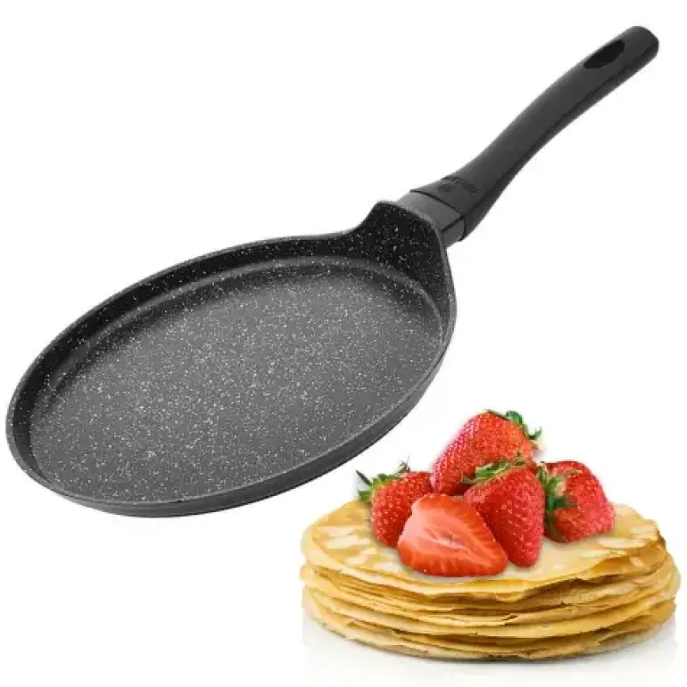 GERLACH GRANITEX Patelnia naleśnikowa 25 cm z powłoką ceramiczną ILAG Xera Dur 2® / aluminium